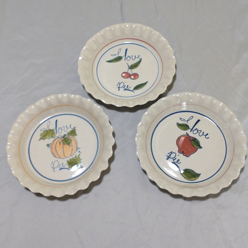 Set of Decorative Fruit Plates